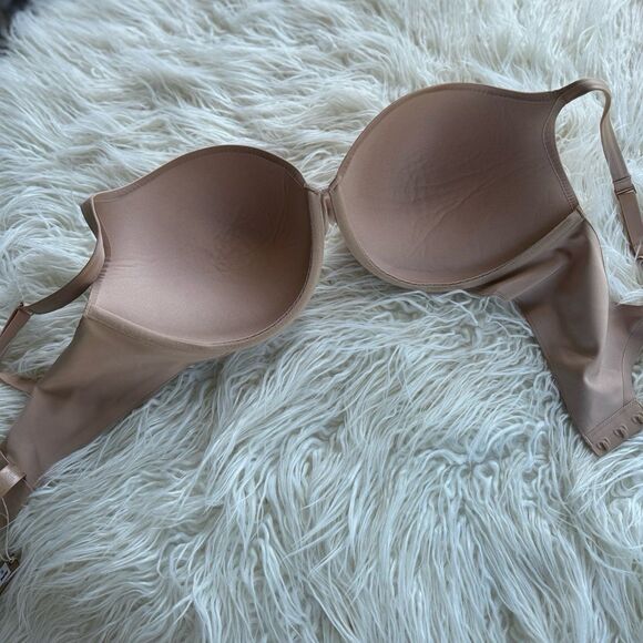 Skims Ultimate Push up Plunge Bra Clay Size 38DDD - Picture 7 of 8